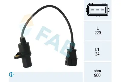 Sensor de revoluciones, control del motor FAE 79049 FAE 79.049 Profesional